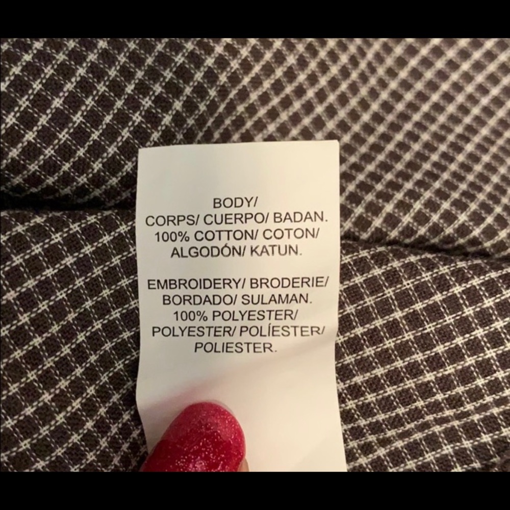 NWT Lucky Brand Western Style Button Up - Picture 8 of 8